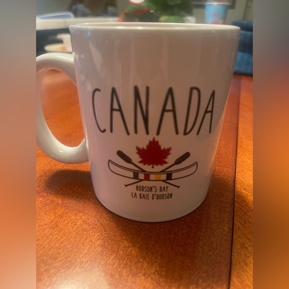 Brand New! HBC Stripes Canoe Mug